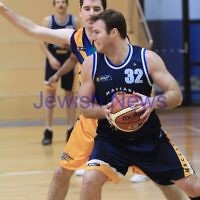 1-7-12. Maccabi Warriors basketball v Mornington. Warriors captain,  Jeremy Dukes. Photo: Peter Haskin