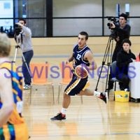 1-7-12. Maccabi Warriors basketball v Mornington. Photo: Peter Haskin