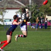 21-7-212. AJAX v Old Brighton at Brighton Beach Oval. David Fayman. Photo: Peter Haskin