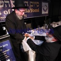 30-7-12. Melbourne Siyum at Docklands. More than 1000 people attended the Melbourne Siyum which happens every 7 1/2 yrs after the completion of studying the Talmud. Photo: Peter Haskin