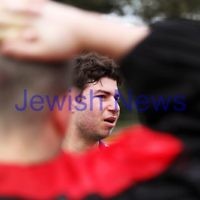 26-8-12. Maccabi Hockey Club senior men defeated Old Carey 6-4 at Albert Park. Photo: Peter Haskin