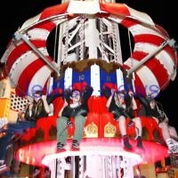 3-10-12. Chabad Youth. Succot at Luna Park, Melbourne. Photo: Peter Haskin