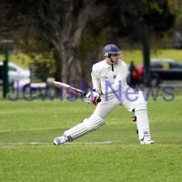 13-10-12. Maccabi Cricket v Powerhouse. Dean Weiner. Photo: Peter Haskin