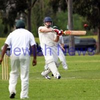 13-10-12. Maccabi Cricket v Powerhouse. Mark Soffer. Photo: Peter Haskin