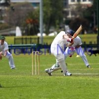 13-10-12. Maccabi Cricket v Powerhouse. Mark Soffer. Photo: Peter Haskin