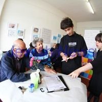 16-11-12. Access Inc. Pop up Cafe. A voctional training cafe to give people with disability a hands on work place training experience. Photo: Peter Haskin