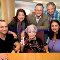 Lilian Hyde became the oldest Australian to make aliyah when at the tender age of 96 she left Australia bound for Israel. Photo: Henry Benjamin