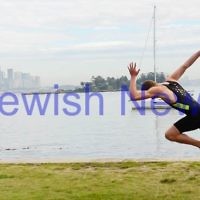 Olympic 400 metre runner Steve Solomon training before leaving for the London 2012 Olympics. Photo: Henry Benjamin.