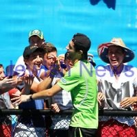 Australian Open 2013. Round 1. Amir Weintraub (ISR) def Guido Pella (ARG) 7-6 7-5 6-2. Photo: Peter Haskin