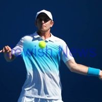 Australian Open 2013. Round 1. Jesse Levine (CAN def  Tommy Robredo (ESP) 7-6 6-7 6-4 6-4 . Photo: Peter Haskin