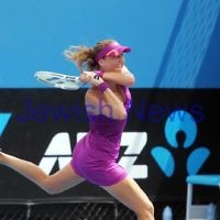 Australian Open Day 4. January 17. Round 2. Shahar Peer (ISR) lost to Kimiko Date-Krumm (JPN) 2-6 5-7.  Photo: Peter Haskin