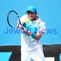Australian Open 2013. Round 2. Jesse Levine (CAN) lost to  Gilles Simon (FRA) (14) 2-6 6-3 7-6 6-2.   Photo: Peter Haskin