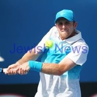 Australian Open 2013. Round 2. Jesse Levine (CAN) lost to  Gilles Simon (FRA) (14) 2-6 6-3 7-6 6-2.   Photo: Peter Haskin