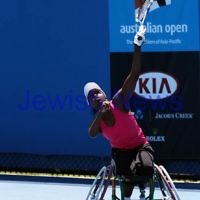 Australian Open 2013. Women's wheelchair singles. Kgothatso Montjane (RSA)). Photo: Peter Haskin