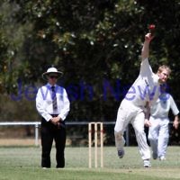 5-1-13. Cricket. Maccabi v Parkville at Parkville. Photo: Peter Haskin