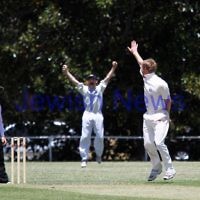 5-1-13. Cricket. Maccabi v Parkville at Parkville. Photo: Peter Haskin