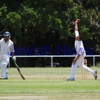 5-1-13. Cricket. Maccabi v Parkville at Parkville. Photo: Peter Haskin