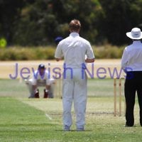5-1-13. Cricket. Maccabi v Parkville at Parkville. Photo: Peter Haskin