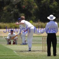 5-1-13. Cricket. Maccabi v Parkville at Parkville. Photo: Peter Haskin