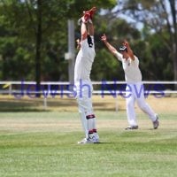 5-1-13. Cricket. Maccabi v Parkville at Parkville. Photo: Peter Haskin