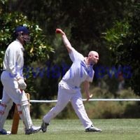 5-1-13. Cricket. Maccabi v Parkville at Parkville. Photo: Peter Haskin