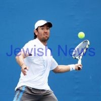 9-1-13. Australian Open Qualifiers. Amir Weintraub def Wayne Odesnik 7-6, 4-6, 6-3. Odesnik. Photo: Peter Haskin
