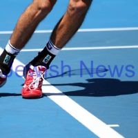 9-1-13. Australian Open Qualifiers. Amir Weintraub def Wayne Odesnik 7-6, 4-6, 6-3. Photo: Peter Haskin