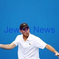 9-1-13. Australian Open Qualifiers. Dudi Sela def Sergio Gutierrez-Ferrol. 6-4, 4-1 (ret). Photo: Peter Haskin