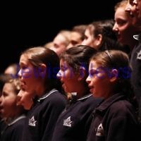4-4-13. Yom Ha Shoah commemoration 2013. Remembering 70 years since the Warsaw Ghetto uprising. Robert Blackwood Hall, Monash University.   Photo: Peter Haskin