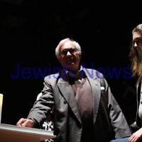 4-4-13. Yom Ha Shoah commemoration 2013. Remembering 70 years since the Warsaw Ghetto uprising. Robert Blackwood Hall, Monash University.   Photo: Peter Haskin