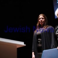 4-4-13. Yom Ha Shoah commemoration 2013. Remembering 70 years since the Warsaw Ghetto uprising. Robert Blackwood Hall, Monash University.    Photo: Peter Haskin