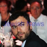 6-3-13. UIA Gala Dinner. Peninsula, Docklands. Paralympic tennis gold medalist Noam Gershony.  Photo: Peter Haskin