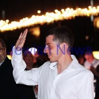6-3-13. UIA Gala Dinner. Peninsula, Docklands.  Gilad Shalit. Photo: Peter Haskin