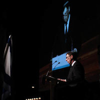 14-4-13. Yom Ha Zikaron at Robert Blackwood Hall, Monash University. Eytan Epstein. Photo: Peter Haskin