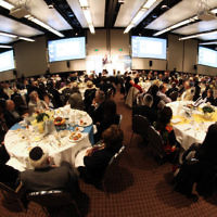 21-4-13. Caulfield Hebrew Congregation. Yom Ha atzmaut Breakfast. Crown Promenade Hotel. Photo: Peter Haskin 21-4-13. Caulfield Hebrew Congregation. Yom Ha atzmaut Breakfast. Crown Promenade Hotel. Photo: Peter Haskin