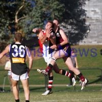 11-5-13. AJAX defeated Old Haileybury at Princes Park, Caulfield.  David Fayman. Photo: Peter Haskin