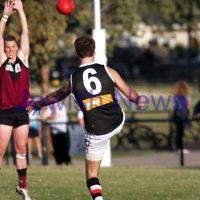 11-5-13. AJAX defeated Old Haileybury at Princes Park, Caulfield.  David Fayman. Photo: Peter Haskin