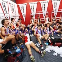 11-5-13. AJAX defeated Old Haileybury at Princes Park, Caulfield.  Photo: Peter Haskin