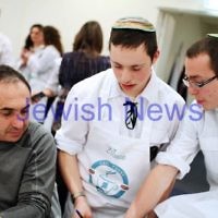 19-8-13. B'nai Akiva held it's annual "Cafe Yuval" night at Blake St Shul. The evening gives the opportunity for young adults with disabilities to intergrate into the wider frame work of the community. Photo: Peter Haskin