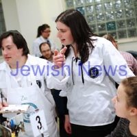 19-8-13. B'nai Akiva held it's annual "Cafe Yuval" night at Blake St Shul. The evening gives the opportunity for young adults with disabilities to intergrate into the wider frame work of the community. Photo: Peter Haskin