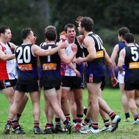 24-8-13. AJAX defeated Caulfield Grammarians by 73 points in the final match of the season. Photo: Peter Haskin