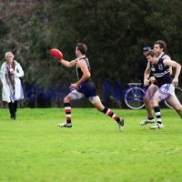 24-8-13. AJAX defeated Caulfield Grammarians by 73 points in the final match of the season.  David Fayman. Photo: Peter Haskin