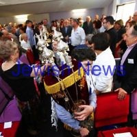 1-9-13. Kehilat Nitzan Concervative (Masorti). New synagogue dedication. Photo: Peter Haskin