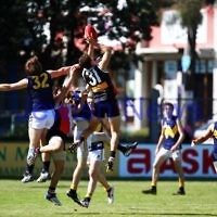 15-9-13. AJAX U 19 grand final versus Whitefriars at Trevor Barker Oval, Sandringham. AJAX were defreated by Whitefriars by 8 points in extra time. Scores were level at half time and full time.  Photo: Peter Haskin