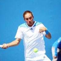 17-1-14. Australian Open 2014. Mens Doubles. Round 1. Jonathan Erlich/Andy Ram lost to Daniele Bracciali (ITA)/Alexandr Dolgopolov (UKR) 6-7 6-4 3-6. Photo: Peter Haskin