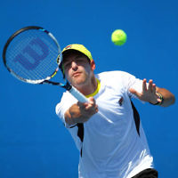 17-1-14. Australian Open 2014. Mens Doubles. Round 1. Jonathan Erlich/Andy Ram lost to Daniele Bracciali (ITA)/Alexandr Dolgopolov (UKR) 6-7 6-4 3-6. Photo: Peter Haskin