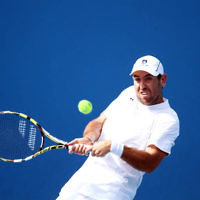14-1-14. Australian Open 2014. Mens Singles Round 1. Wayne Odesnik (USA) lost to Vincent Millot (FRA) 7-5 4-6 6-7(4) 6-1 6-3 . Photo: Peter Haskin 14-1-14. Australian Open 2014. Mens Singles Round 1. Wayne Odesnik (USA) lost to Vincent Millot (FRA) 7-5 4-6 6-7(4) 6-1 6-3 . Photo: Peter Haskin