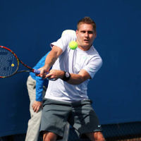 14-1-14. Australian Open 2014. Mens Singles Round 1. Wayne Odesnik (USA) lost to Vincent Millot (FRA) 7-5 4-6 6-7(4) 6-1 6-3 . Photo: Peter Haskin 14-1-14. Australian Open 2014. Mens Singles Round 1. Wayne Odesnik (USA) lost to Vincent Millot (FRA) 7-5 4-6 6-7(4) 6-1 6-3 . Photo: Peter Haskin