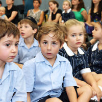 3-2-14. King David School - Southwick Campus. First day of school 2014. Photo: Lochlan Tangas