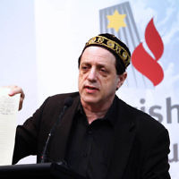 6-12-13. Jewish Holocaust Centre. 75th anniversary of William Cooper march to Germany Embassy in Melbourne to present petition against Kristalnacht. Aubrey Schwarz showing the new partition. Photo: Peter Haskin 6-12-13. Jewish Holocaust Centre. 75th anniversary of William Cooper march to Germany Embassy in Melbourne to present petition against Kristalnacht. Aubrey Schwarz showing the new partition. Photo: Peter Haskin